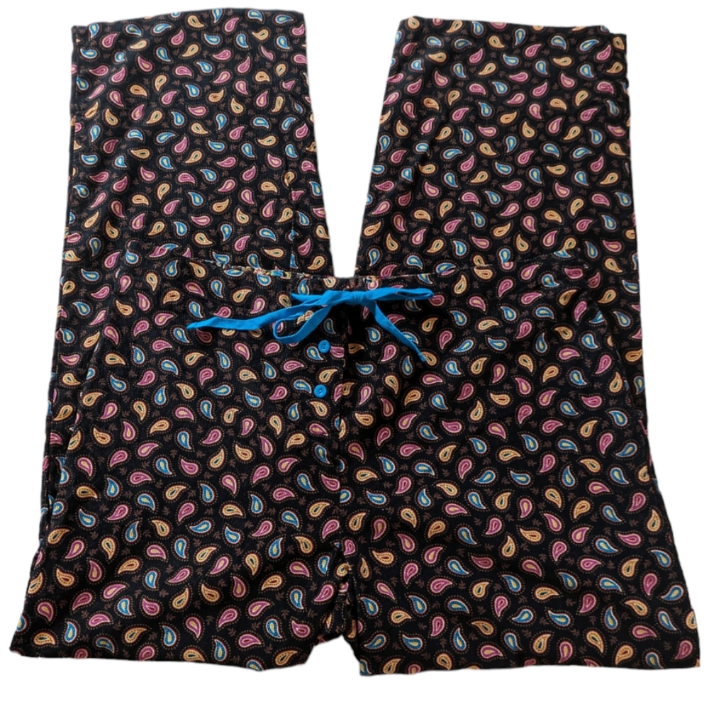 Vera Bradley Wide Leg Corduroy Lounge Pants  Medium